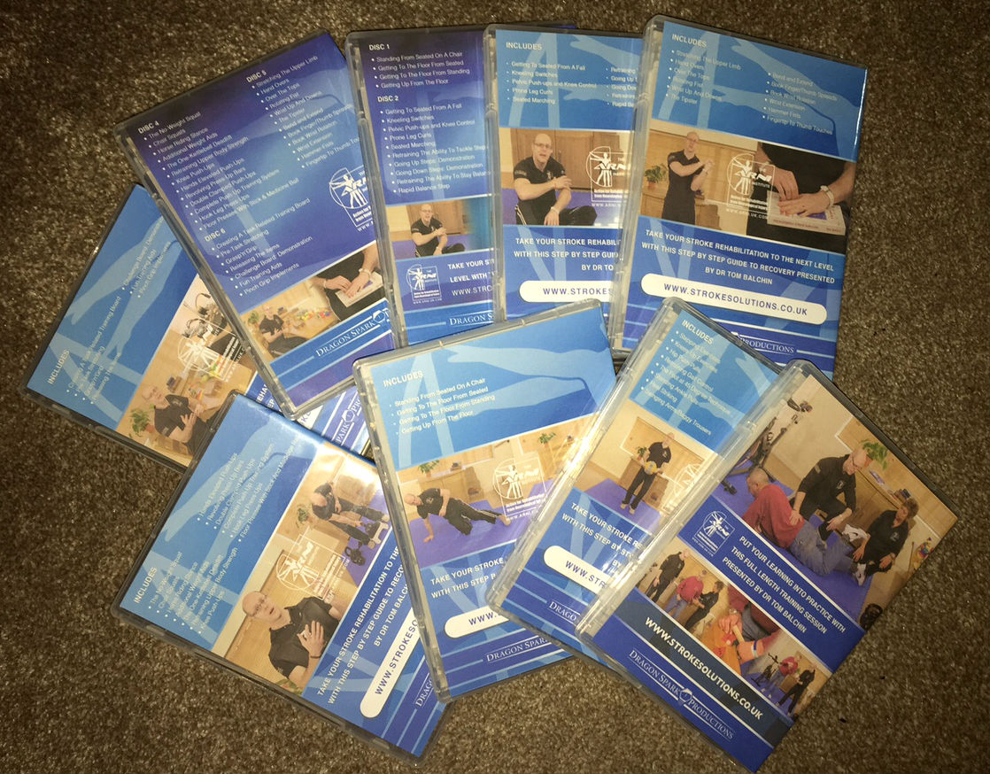 dvds back - A GIFT FOR YOU TO MARK 20 YEARS OF ARNI! CLAIM £50 OFF SET OF 7 STROKE REHAB DVDS! - Stroke Rehabilitation and Exercise Training for Survivors & Specialist Stroke Courses for Therapists and Trainers, Online and Face to Face