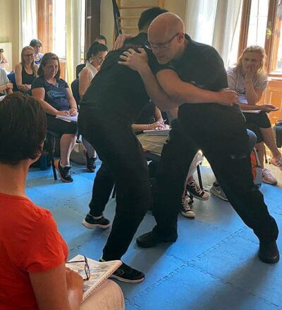 Balance difficulties after stroke? Get a reasonably strong person or your trainer to CHALLENGE your balance - heres the clinch method - its very very safe and ultra-effective. Appropriateness is a factor of course, common to many training modes. There are many varieties: the ruck nmaul can be used for those with more balance, for instance etc. Your ARNI Stroke Rehab & Recovery Instructor will show you - have fun! From Tom 
www.arni.uk.com
#ARNIstroke #arnistrokerehab #balanceafterstroke #arnistroke #afterstrokerehab #BalanceRehab #ARNIstrokerehab #arnistrokecharity #strokerehabilitation #neurorehab #strokeexercise #strokearmrehab